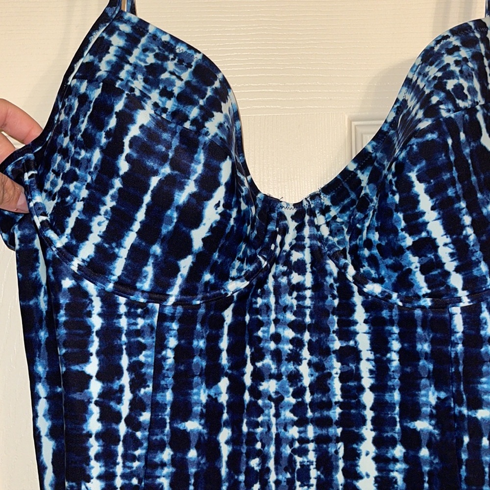 Tie Dye One Piece Swimsuit View 3